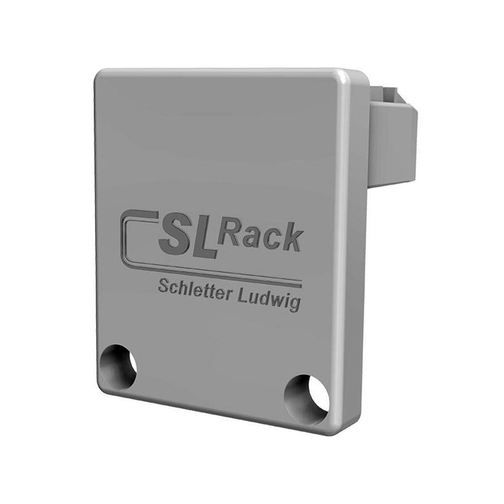 [A04764] SL Rack plastic end cap RAIL 35, grey