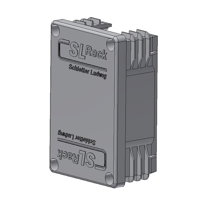 [A03794] SL Rack Kunststoff-Endkappe RAIL 60, grau