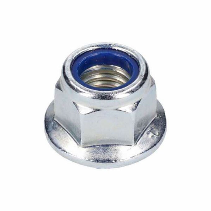 [A03304] K2 self-locking flange nuts with locking teeth, M8