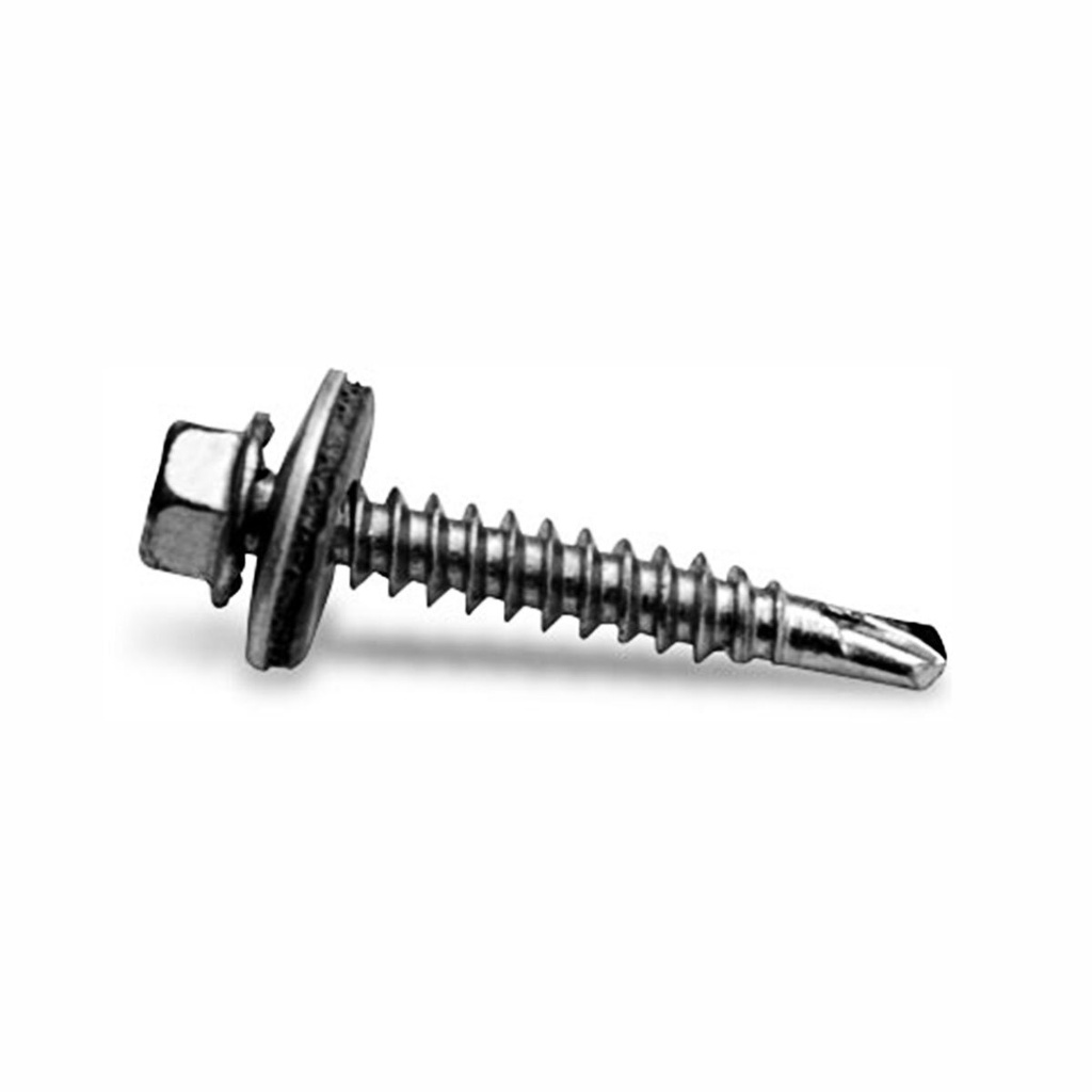 [A04983] K2 Selbstbohrende Sechskantblechscharaube 6x40 mm - mit Dichtscheibe
