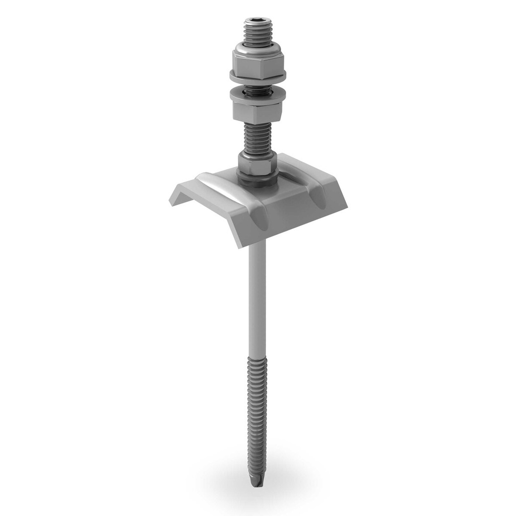 [A01710] K2-zonnepanelbevestiging M8x85/50, voorgemonteerd. Voor stalen onderconstructie