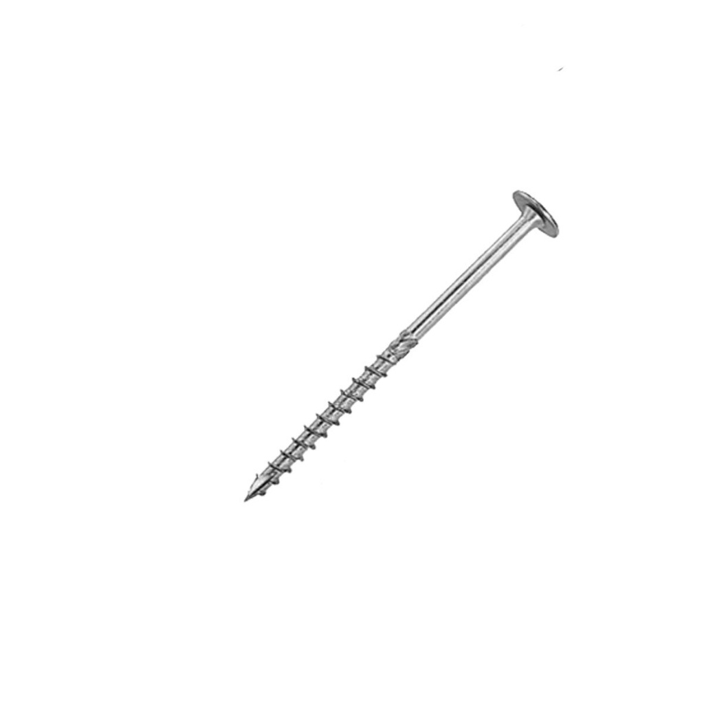 [A08214] Vis pour rail SL, tête plate, 8 x 120 mm, A2, TX 40