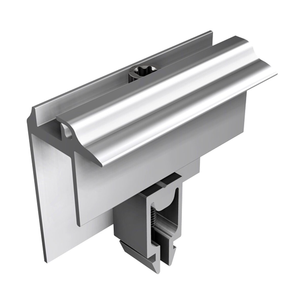 [A03883] SL-eindklem 33-35, zwart geanodiseerd