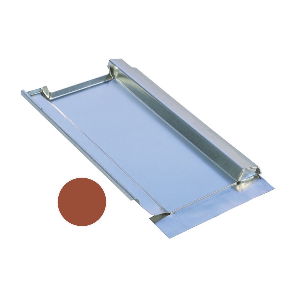 [A01190] Marzari metal roofing sheet, Grande 300 type, red