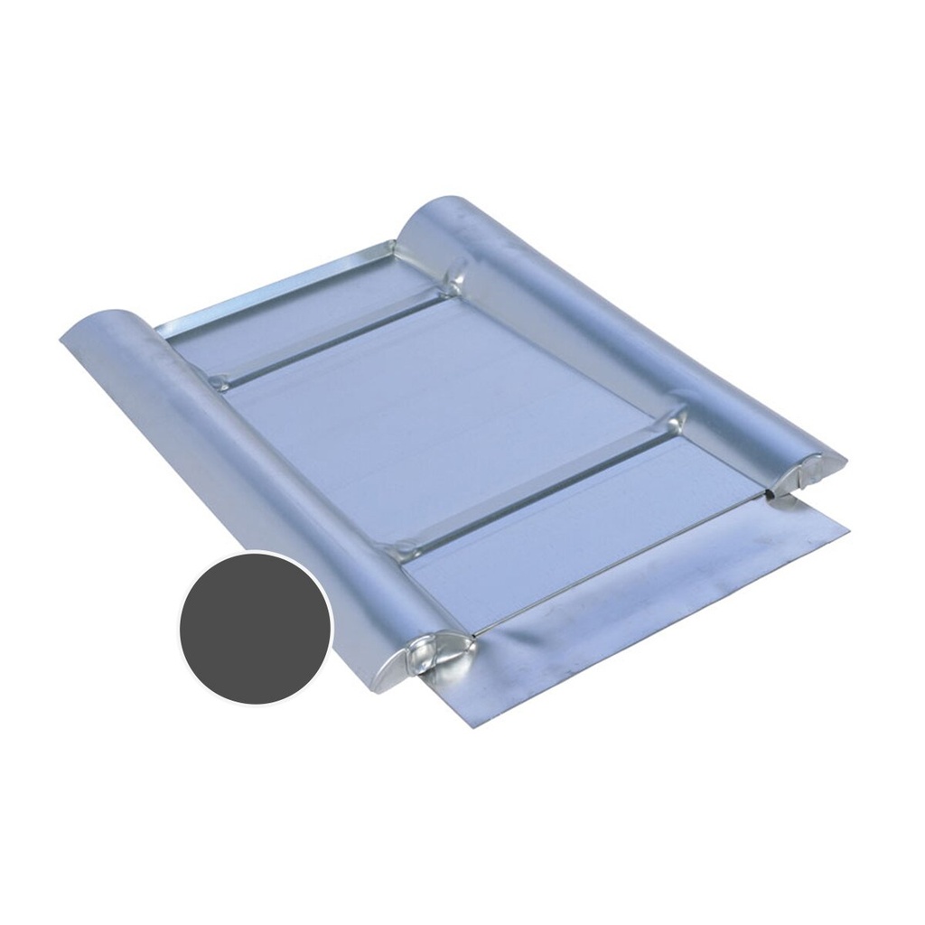 [A01201] Marzari Metalldachplatte Typ Grande 330 schwarzgrau