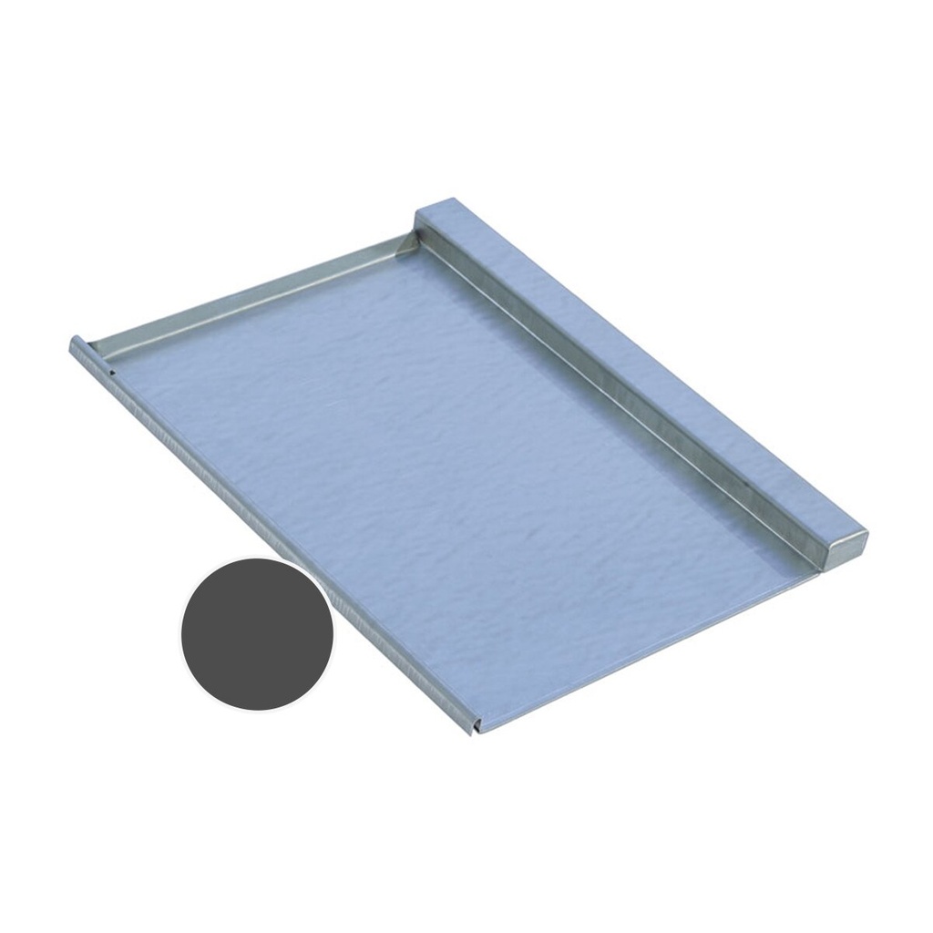 [A01216] Marzari Metalldachplatte Typ TGL 330 schwarzgrau