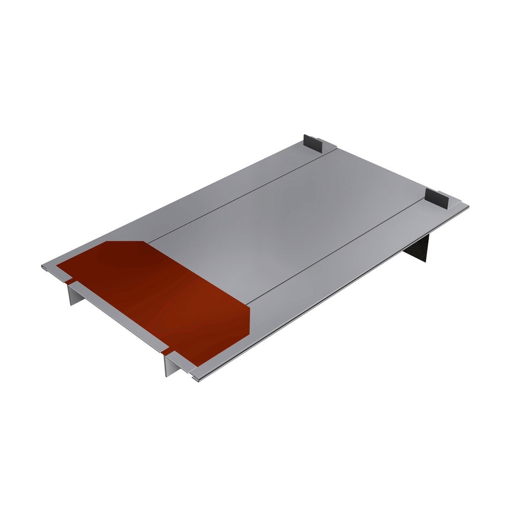[A07112] SL Rack metalen dakpaneel SL Alu L, baksteenrood RAL 8004