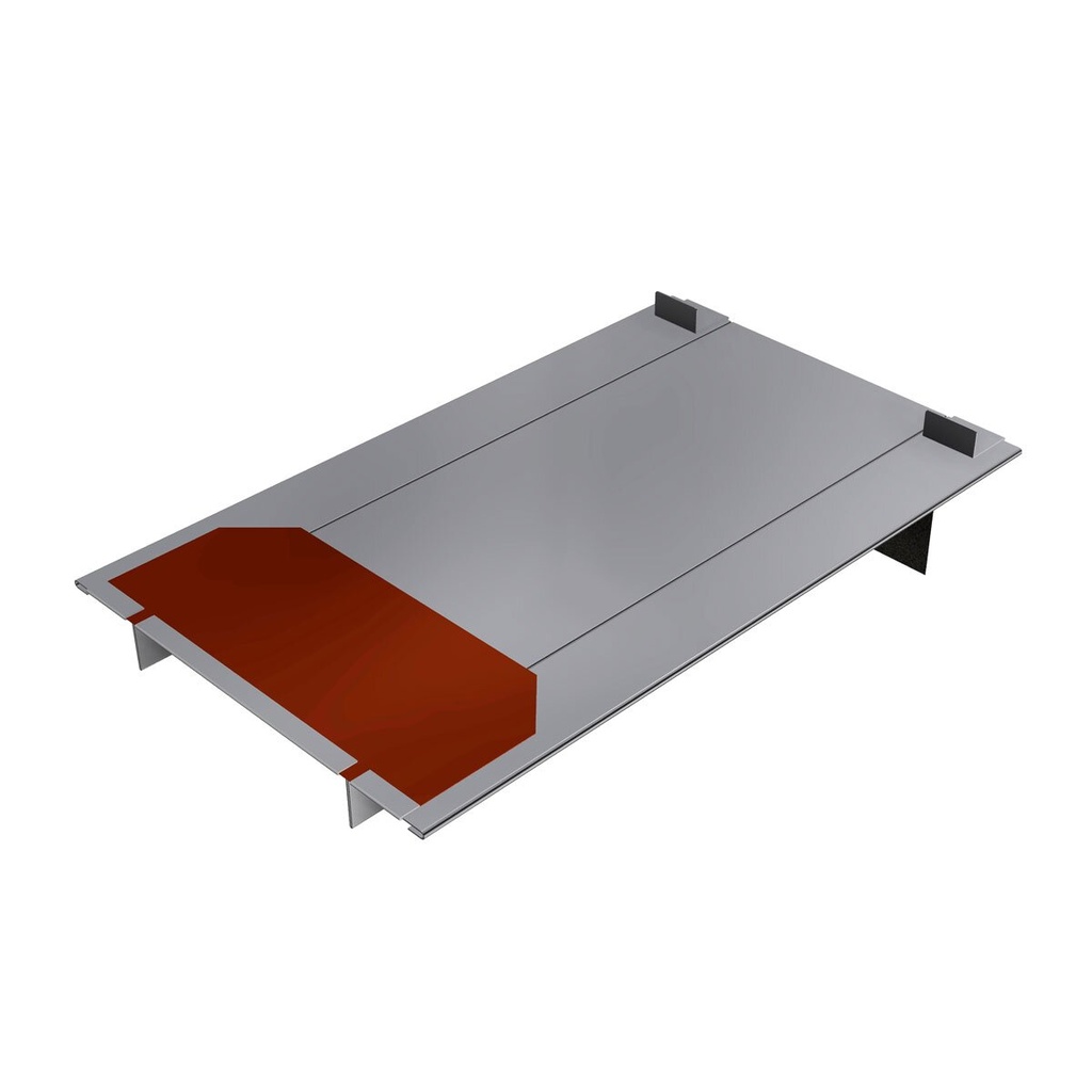 [A07110] SL Rack metal roof panel SL Alu M, brick red RAL 8004
