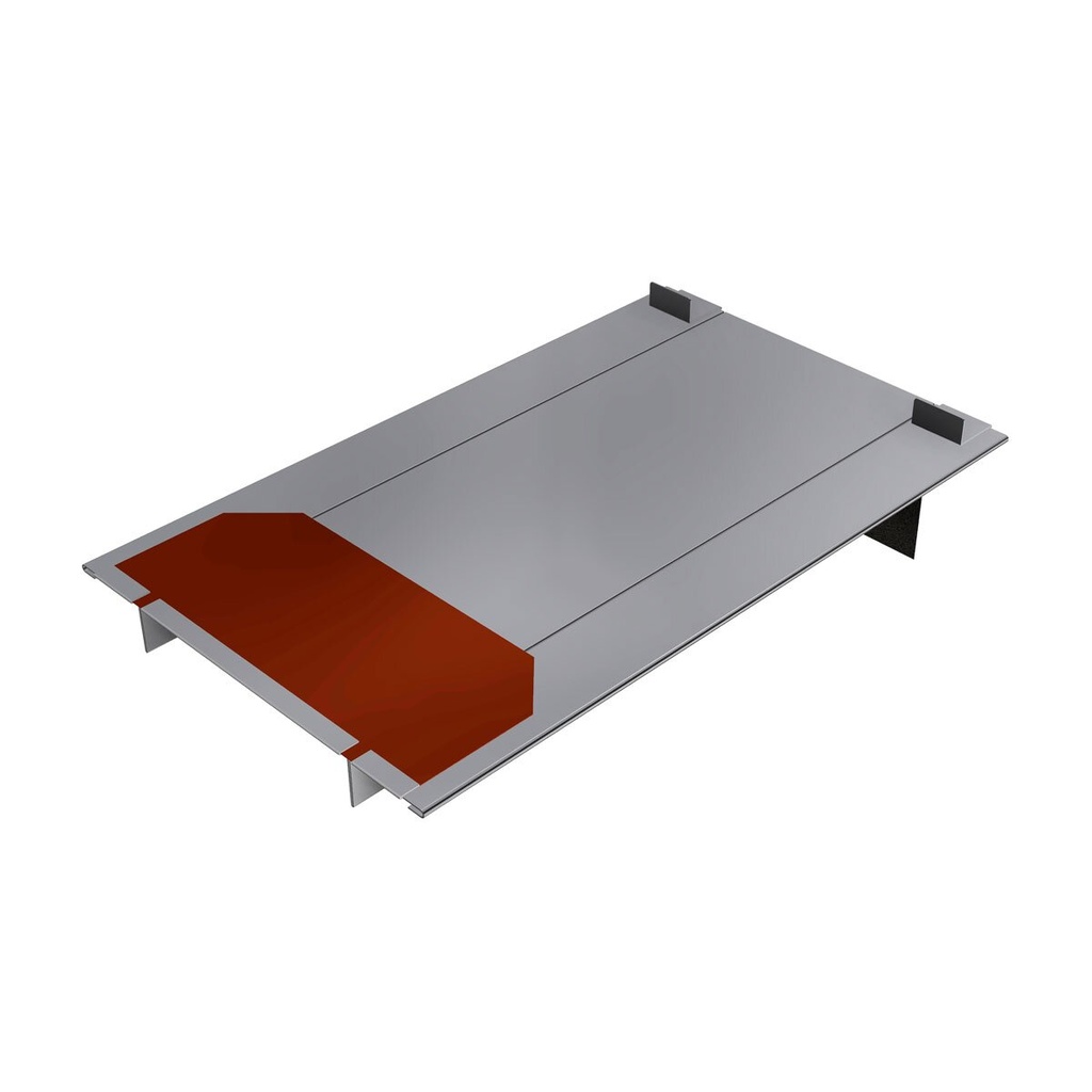 [A07108] SL Rack metal roof panel SL Alu S, brick red RAL 8004