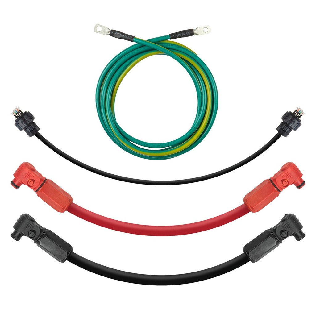[A04009] Jeu de câbles SolarEdge pour relier deux batteries domestiques entre elles