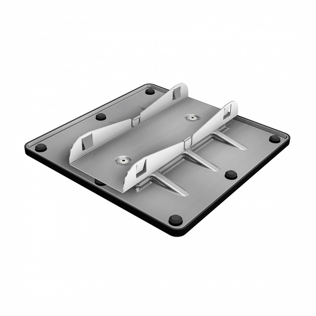 [A05565] SL Rack Fast Flat - Alu-Bodenschuh - 200x200 qmm