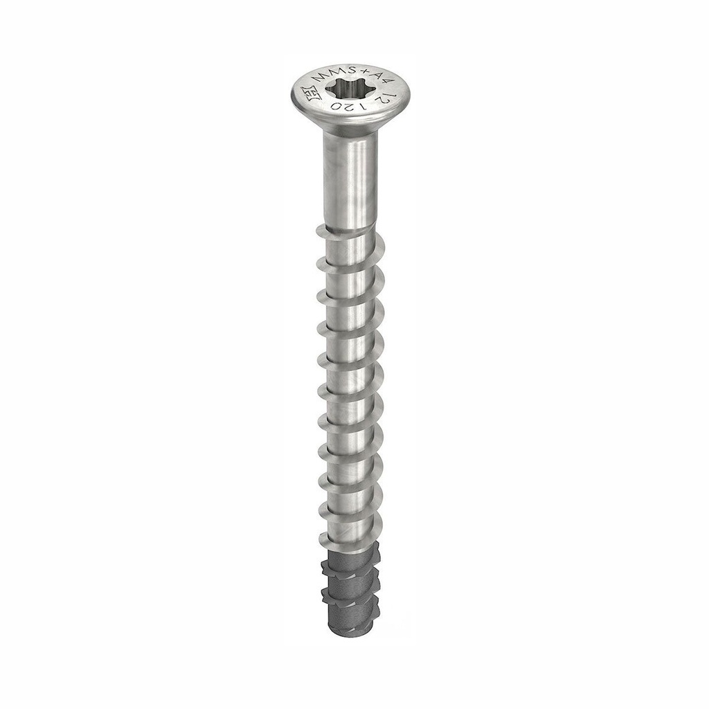 [A05048] Heco MULTI MONTI plus 7,5x40 Betongewinde T-Drive T-30 Senkkopf Edelstahl A4
